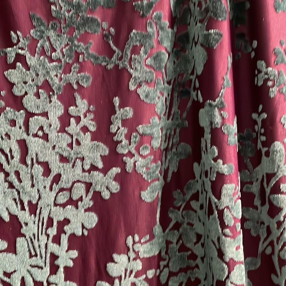 Le Lis Purple and Gray Maxi Skirt - Picture 3 of 5